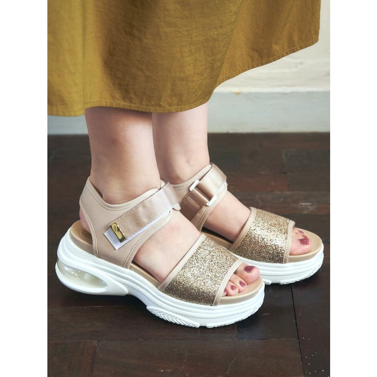 Realta(レアルタ)クッショニングソール厚底エアー底スポーツサンダル | Mafmof | 詳細画像7 