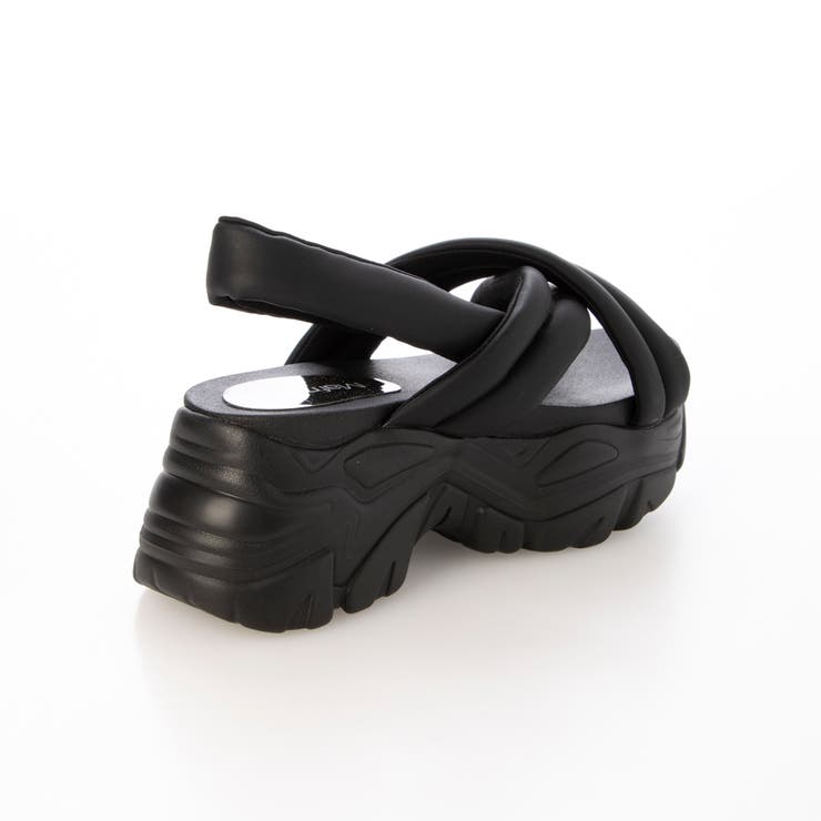 Mafmof(マフモフ)8cm厚底ボリュームソールクロスベルトパデットスポーツサ… | Mafmof | 詳細画像5 