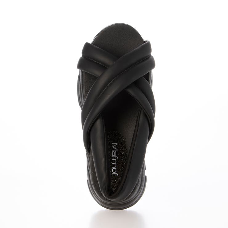 Mafmof(マフモフ)8cm厚底ボリュームソールクロスベルトパデットスポーツサ… | Mafmof | 詳細画像7 