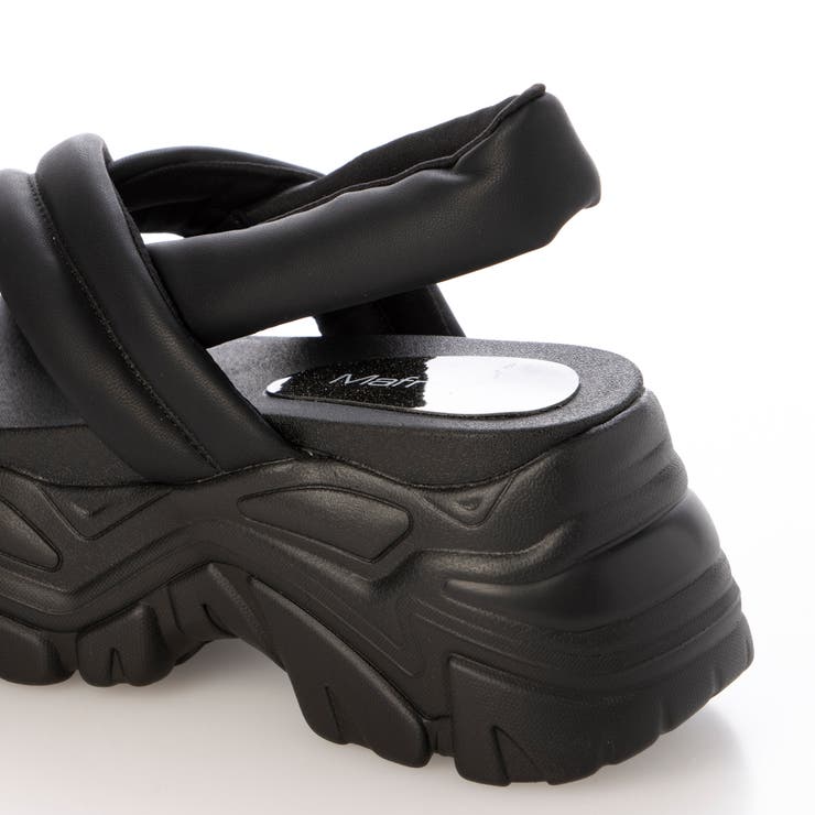 Mafmof(マフモフ)8cm厚底ボリュームソールクロスベルトパデットスポーツサ… | Mafmof | 詳細画像9 