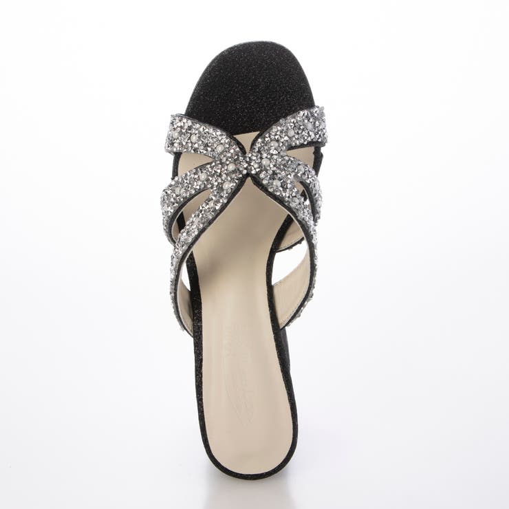 Realta(レアルタ)9.5cmヒールパール×ラメサンダル | Mafmof | 詳細画像6 