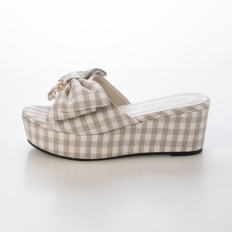 Realta(レアルタ)6.5cm厚底ウェッジソールリボンサンダル | Mafmof | 詳細画像3 