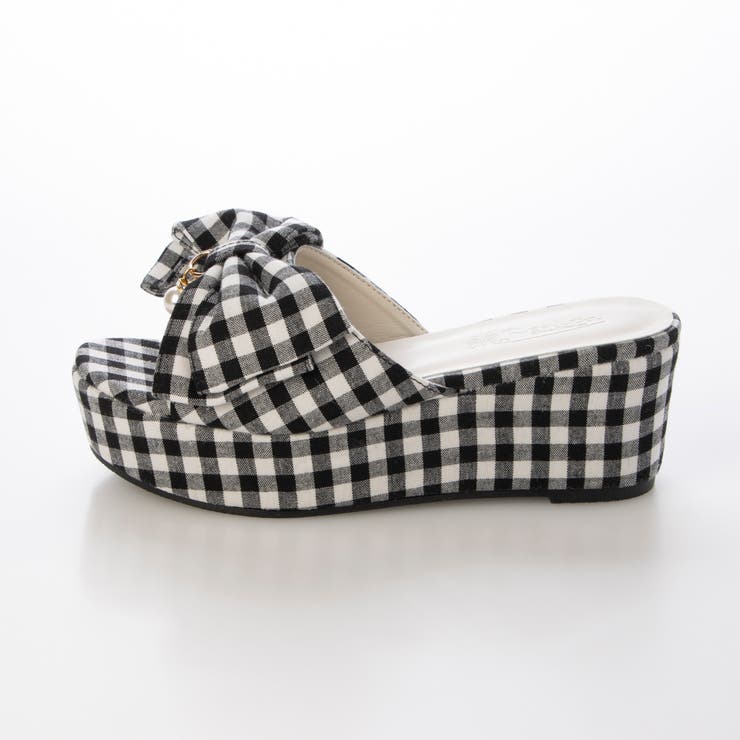 Realta(レアルタ)6.5cm厚底ウェッジソールリボンサンダル | Mafmof | 詳細画像4 