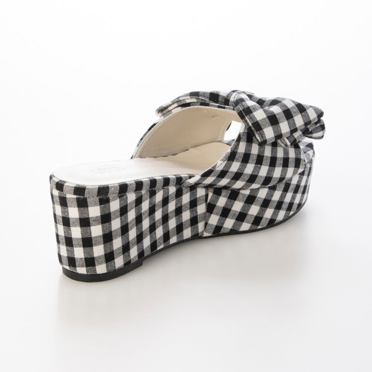 Realta(レアルタ)6.5cm厚底ウェッジソールリボンサンダル | Mafmof | 詳細画像8 