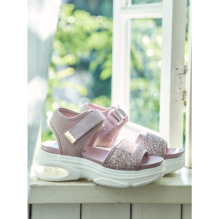 Realta(レアルタ)クッショニングソール厚底エアー底スポーツサンダル | Mafmof | 詳細画像19 