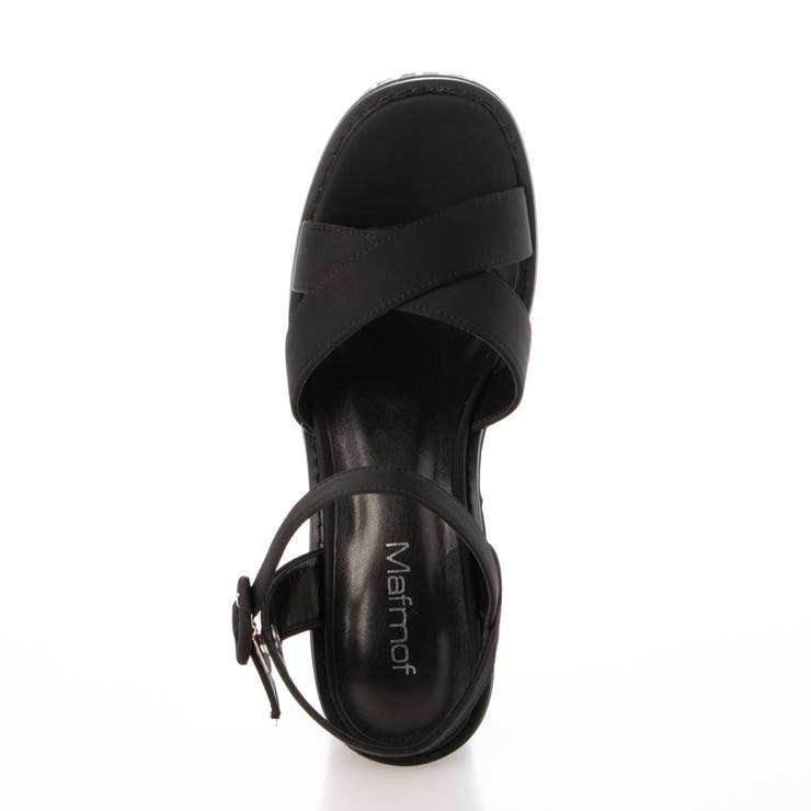 Mafmof(マフモフ)13cmヒール厚底ユニットソールクロスベルトサンダル | Mafmof | 詳細画像20 