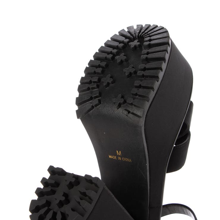 Mafmof(マフモフ)13cmヒール厚底ユニットソールクロスベルトサンダル | Mafmof | 詳細画像24 