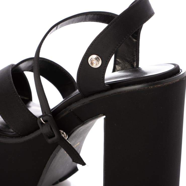 Mafmof(マフモフ)13cmヒール厚底ユニットソールクロスベルトサンダル | Mafmof | 詳細画像22 