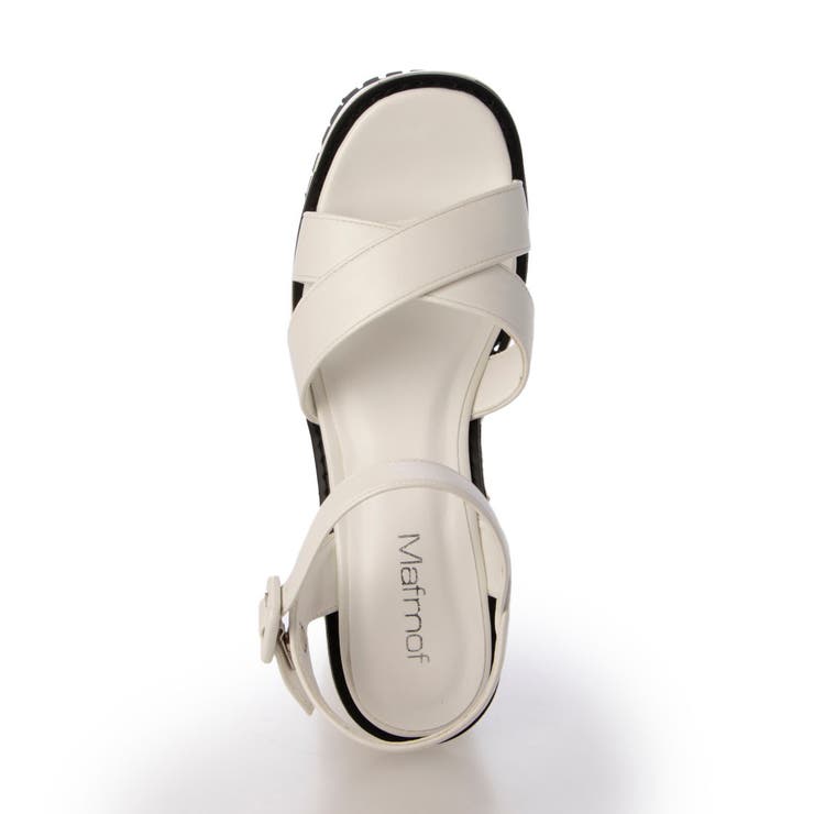 Mafmof(マフモフ)13cmヒール厚底ユニットソールクロスベルトサンダル | Mafmof | 詳細画像21 