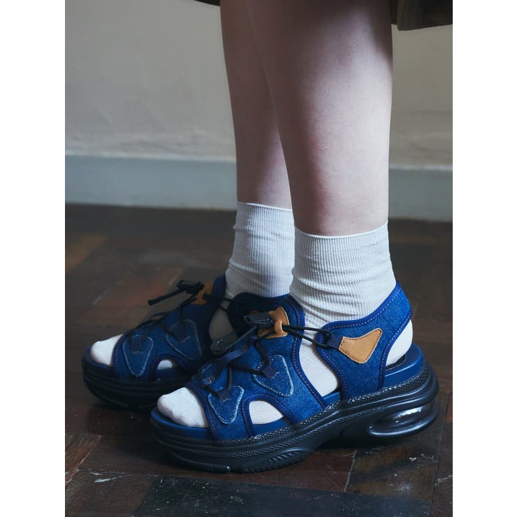 Realta(レアルタ)クッショニングソール厚底エアー底スポーツサンダル | Mafmof | 詳細画像13 