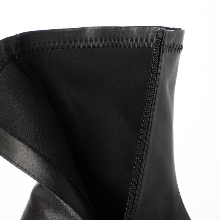 Mafmof(マフモフ)9cmトリプルソール厚底ストレッチショートブーツ | Mafmof | 詳細画像12 