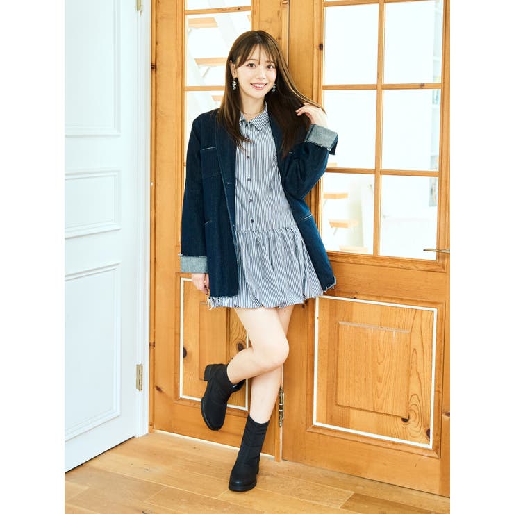 Realta(レアルタ)5.5cmヒール高グリップ防滑ソール生活防水ブーツ | Mafmof | 詳細画像4 