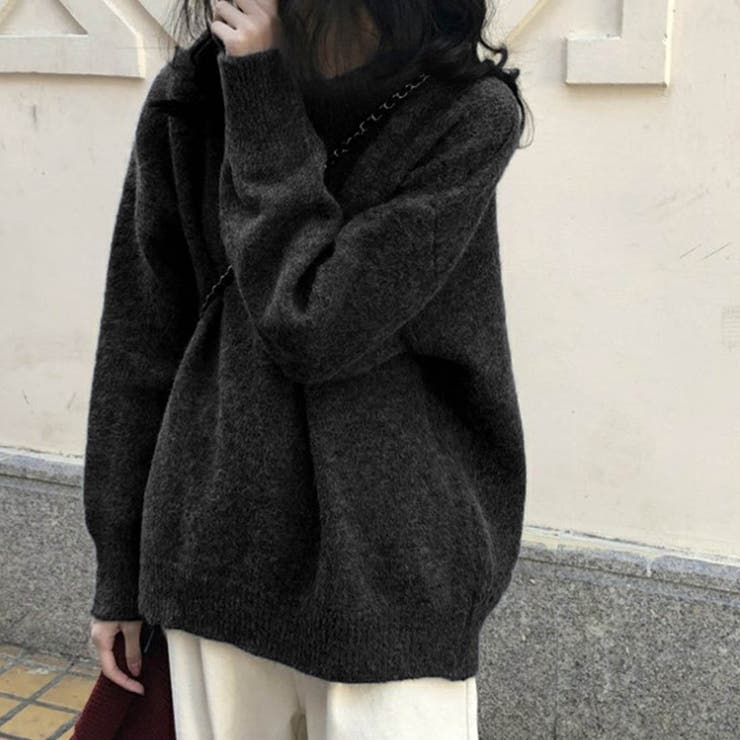 厚手のゆるふわニット ニット セーター | maison de LATIR | 詳細画像1 