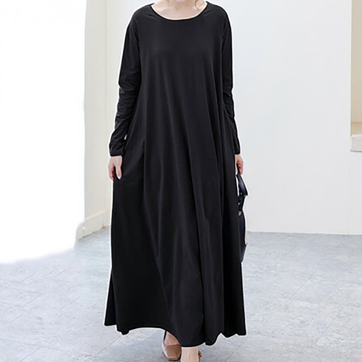 ブラック | ワンピース ワンピ ロングワンピース | maison de LATIR