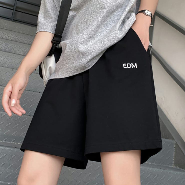 コットンハーフパンツ ウエストゴム イージーパンツ[品番