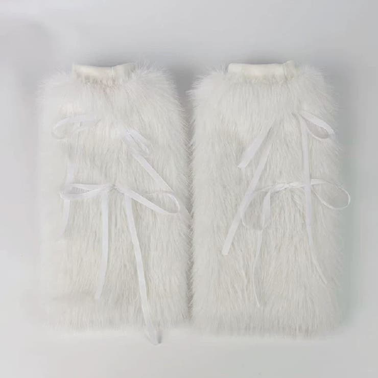 大人かわいいボリュームファーレッグウォーマー 足元 ファッション雑貨 | maison de LATIR | 詳細画像3 