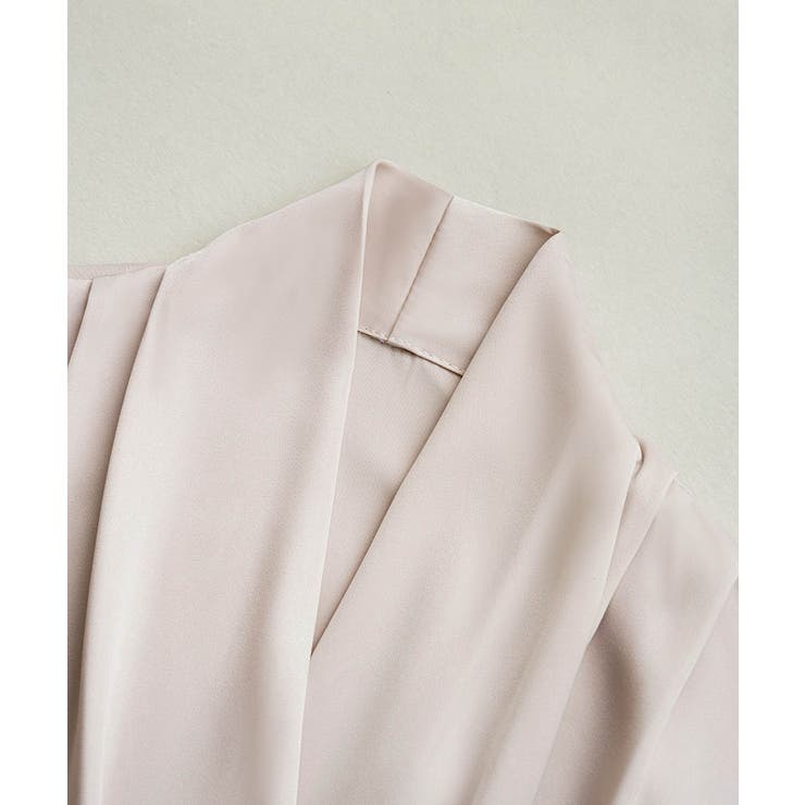一枚で上品ノースリーブシャーリングの立体感、夏服ブラウス | maison de LATIR | 詳細画像26 