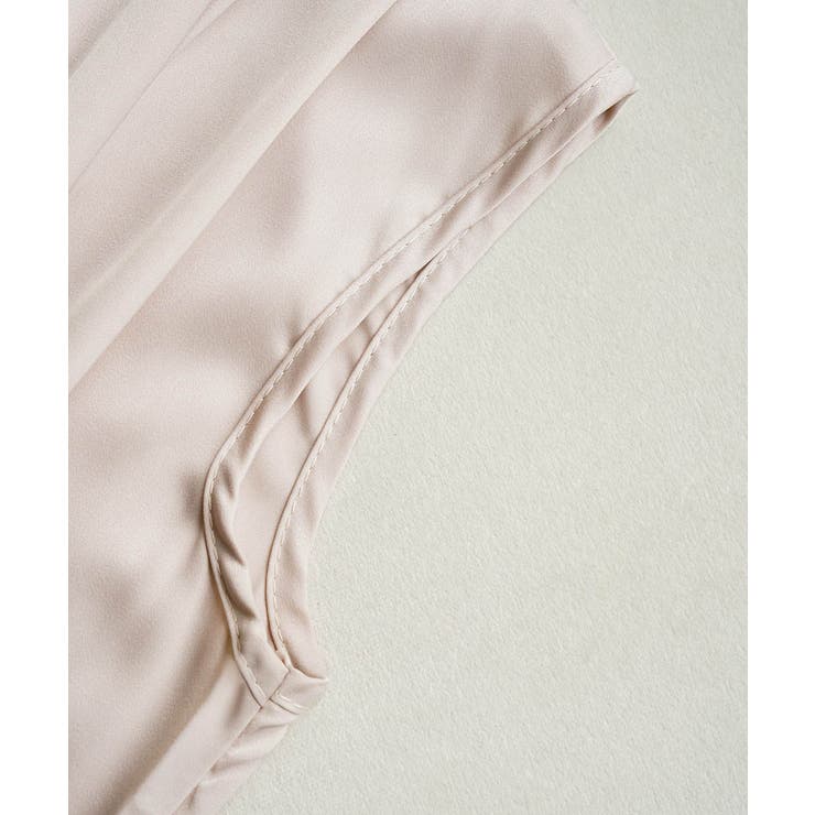 一枚で上品ノースリーブシャーリングの立体感、夏服ブラウス | maison de LATIR | 詳細画像27 