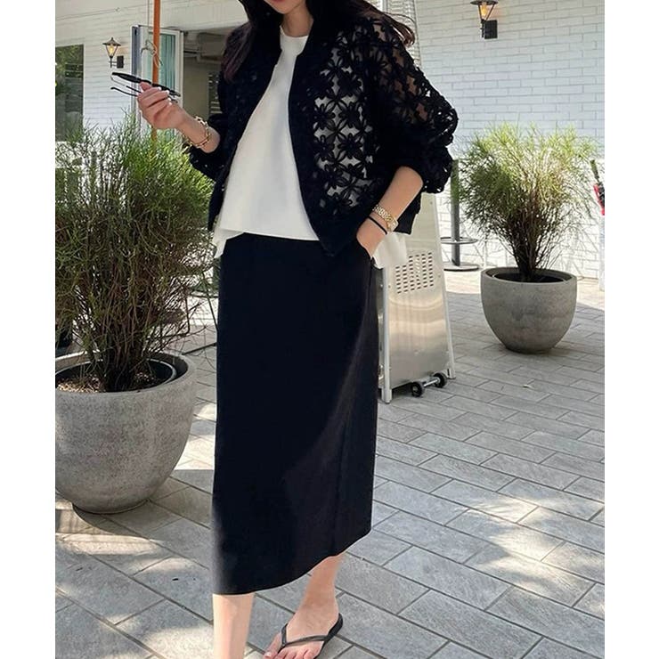 夏に旬なシアー素材が可愛い。さっと羽織れるレースの透け感と花柄がオシャレ見え 夏… | maison de LATIR | 詳細画像10 