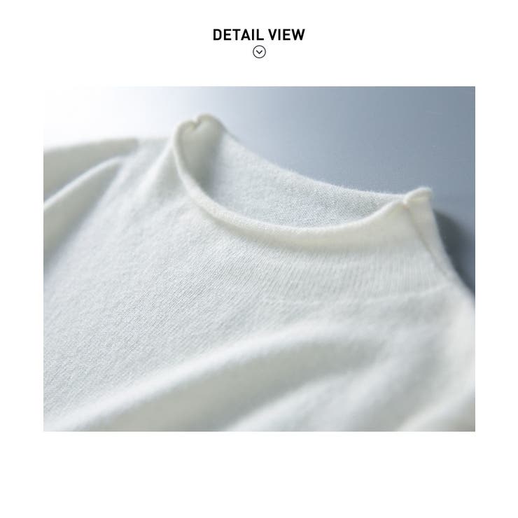 プチハイネックで大人サマーニット 5分袖 シンプル | maison de LATIR | 詳細画像60 