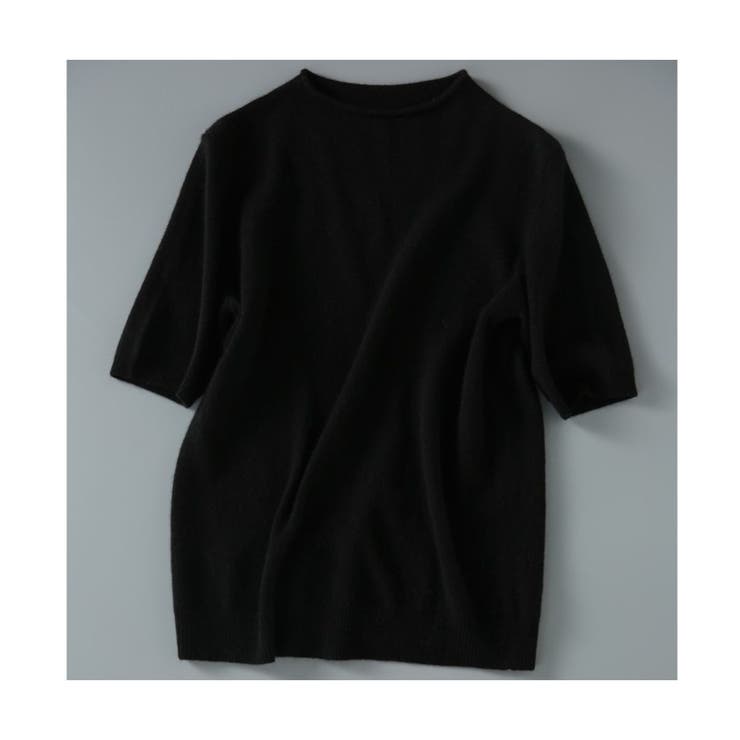 プチハイネックで大人サマーニット 5分袖 シンプル | maison de LATIR | 詳細画像64 