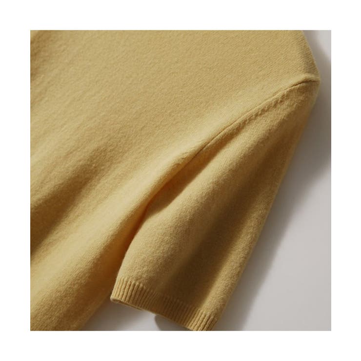 プチハイネックで大人サマーニット 5分袖 シンプル | maison de LATIR | 詳細画像69 