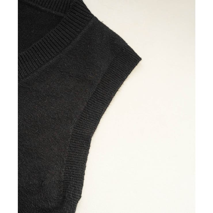 「重ねるだけでこなれる。毎日頼れるシンプルVネックベスト」シンプルVネックニット… | maison de LATIR | 詳細画像20 