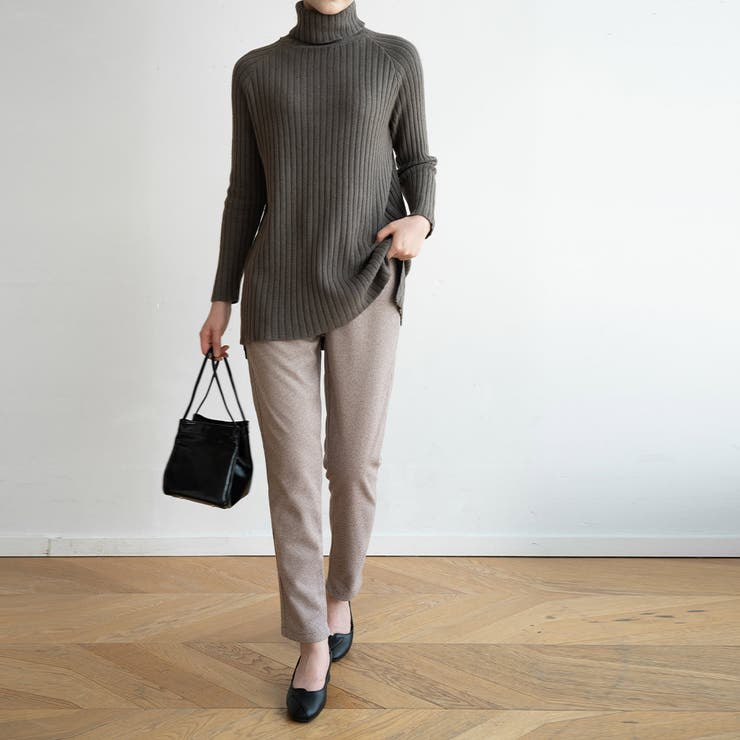きちんと感×リラックスな冬パンツ ロング ボトム | maison de LATIR | 詳細画像12 