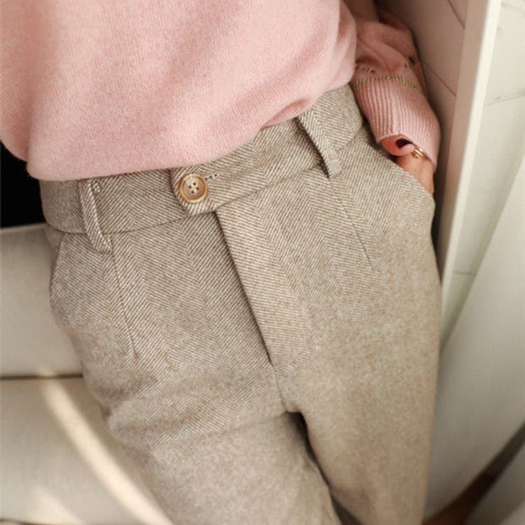 きちんと感×リラックスな冬パンツ ロング ボトム | maison de LATIR | 詳細画像16 