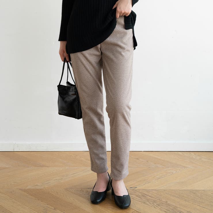 きちんと感×リラックスな冬パンツ ロング ボトム | maison de LATIR | 詳細画像30 