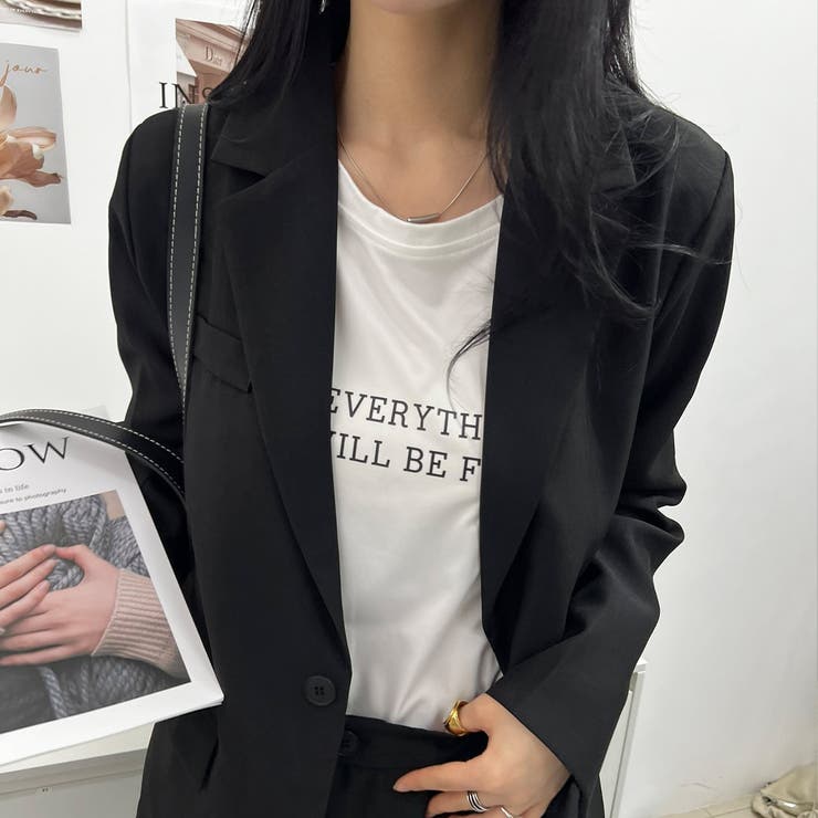マニッシュな大人コーデにぴったりなセットアップ ワイドパンツ カジュアル | maison de LATIR | 詳細画像7 