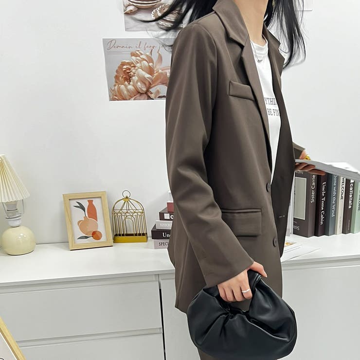 マニッシュな大人コーデにぴったりなセットアップ ワイドパンツ カジュアル | maison de LATIR | 詳細画像17 