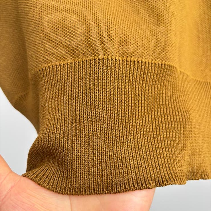 シンプルなデザインが上品なフレンチスリーブハイネックニットトップス モックネック | maison de LATIR | 詳細画像68 