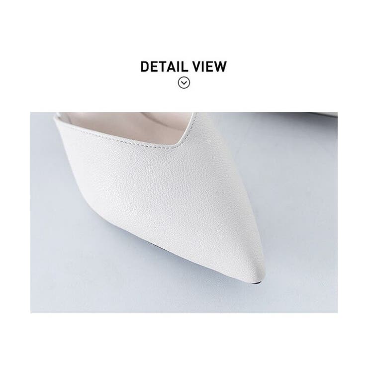 Vカット ミュール サンダル | maison de LATIR | 詳細画像12 