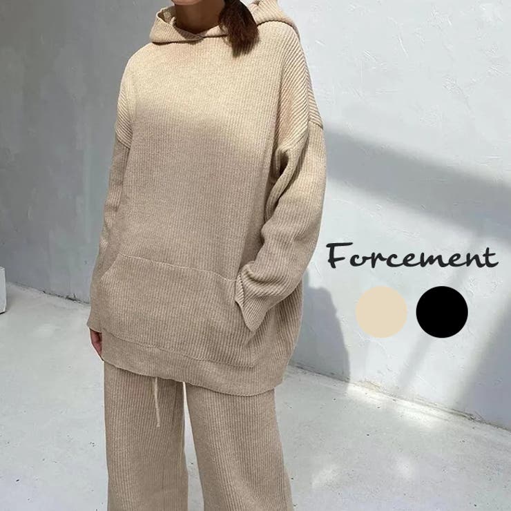 カジュアルにラフな着心地セットアップ レディース セットアップ | maison de LATIR | 詳細画像1 