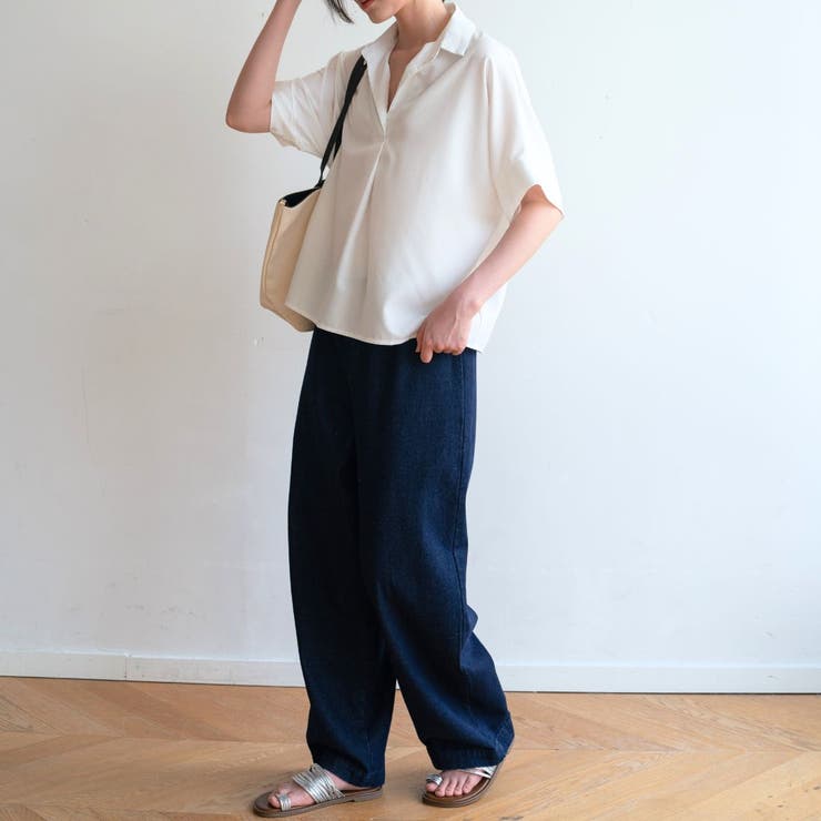 こなれ感をプラスしてくれる旬なカービングデニム ボトム 個性的 | maison de LATIR | 詳細画像7 