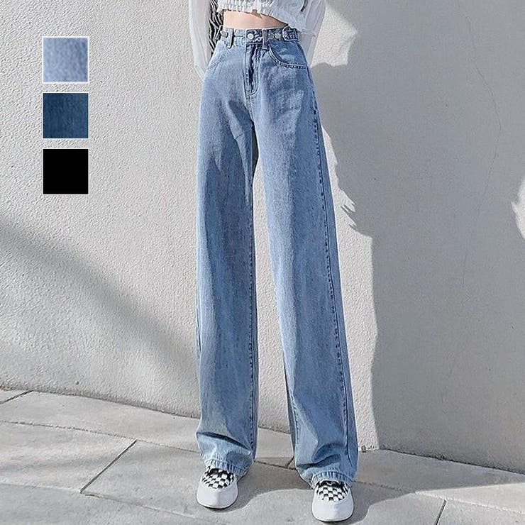 人気の贈り物が 美しいシルエットでコーデの主役になるハイウエストストレート パンツ