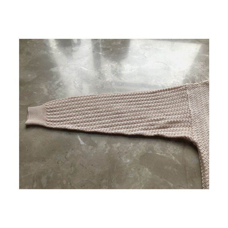 上品な可愛らしさを演出するクロシェ編みショート丈ニット かぎ編み | maison de LATIR | 詳細画像8 