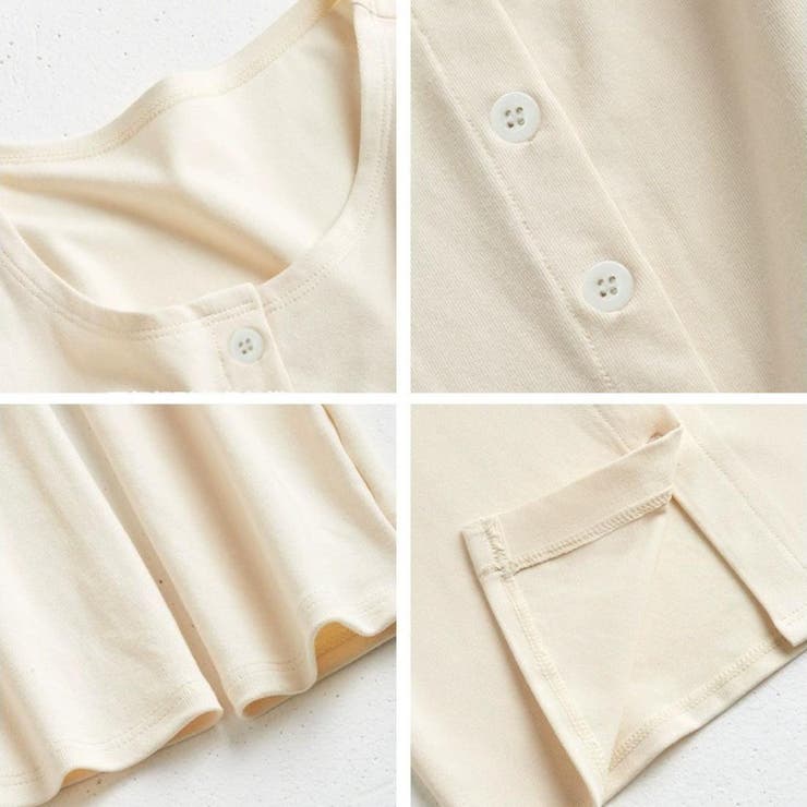 さらっと羽織れて着まわしやすい、ベーシックなクルーネック春カーディガン 春 春服 | maison de LATIR | 詳細画像8 