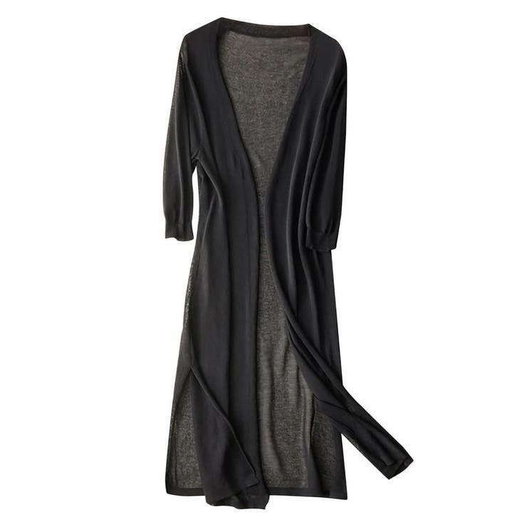 軽やかな透け感で上品に決まるシアー春夏カーディガン 薄手 七分袖 | maison de LATIR | 詳細画像5 