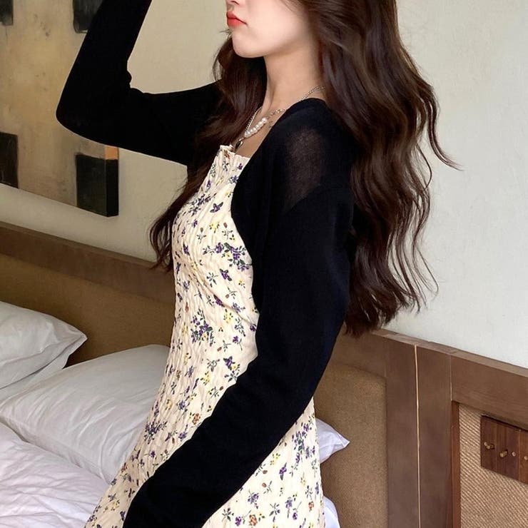 冬のレイヤードにおすすめ長袖カーディガン 羽織 トップス | maison de LATIR | 詳細画像2 