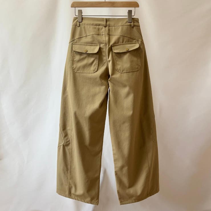 ボリューム感が可愛い、今っぽく決まるワイドカーゴパンツ 夏服 レディース | maison de LATIR | 詳細画像9 