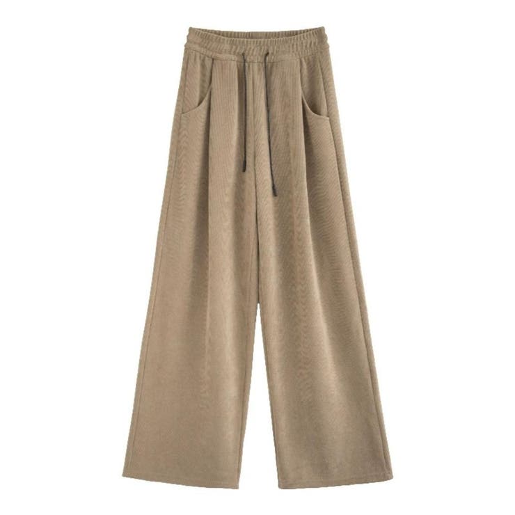 オフィスカジュアルなレディースコーデュロイワイドパンツ ボトム オフィスカジュアル | maison de LATIR | 詳細画像13 