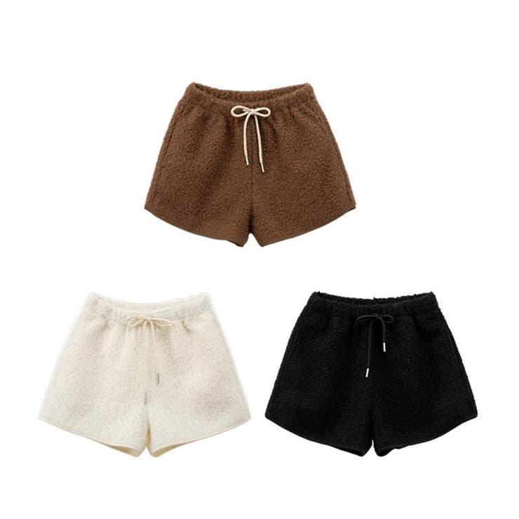 おうち時間もお出かけも心地よく包む冬のボアショートパンツ オフィス オフィスカジ… | maison de LATIR | 詳細画像9 