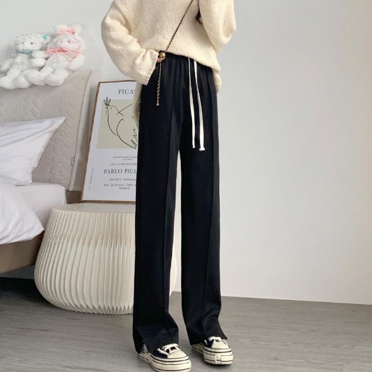 動きやすさも今っぽさもちょうどいいスエットスラックス ラガー 立体感 | maison de LATIR | 詳細画像6 