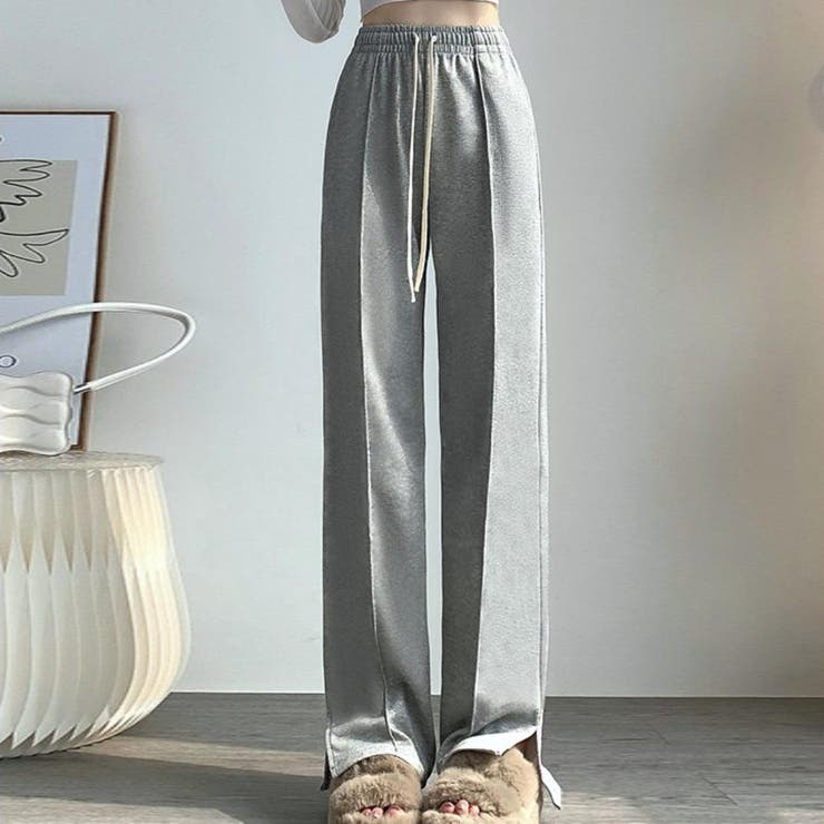 動きやすさも今っぽさもちょうどいいスエットスラックス ラガー 立体感 | maison de LATIR | 詳細画像9 