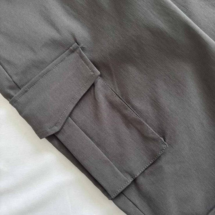 カーゴディテールでシンプルコーデを格上げ、夏服フレアワイドパンツ 。カーゴパンツ… | maison de LATIR | 詳細画像14 