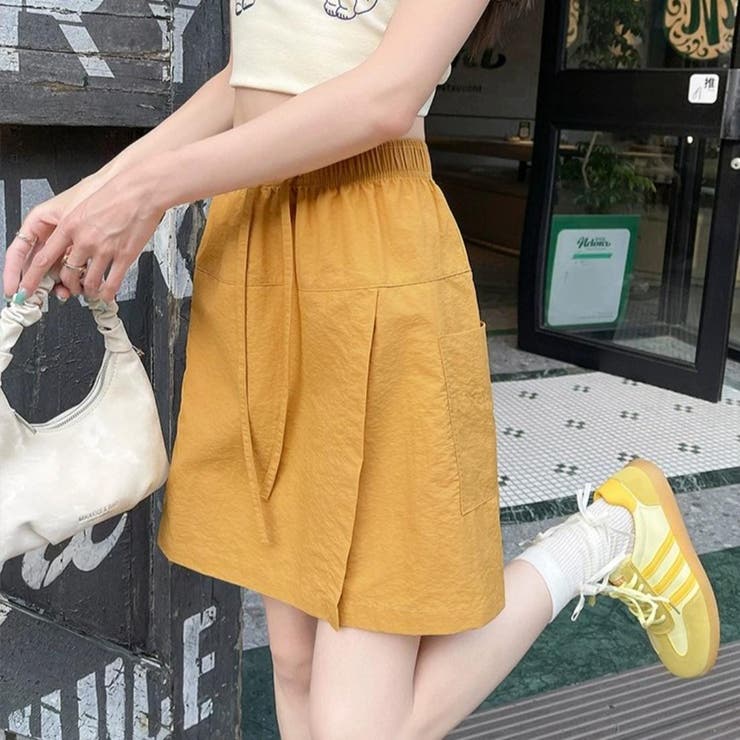 ラップデザインで女性らしく。動きやすさと快適さを兼ね備えたショートパンツ レディ… | maison de LATIR | 詳細画像4 