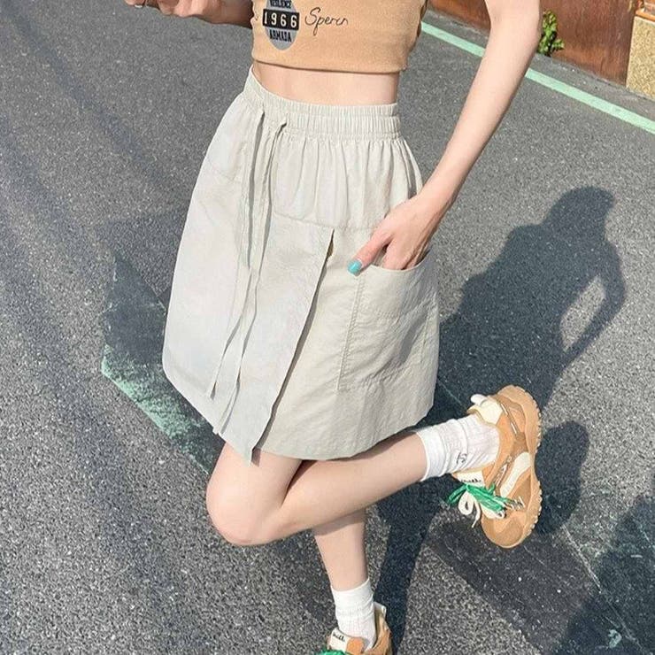 ライトグレー | ラップデザインで女性らしく。動きやすさと快適さを兼ね備えたショートパンツ レディ… | maison de LATIR