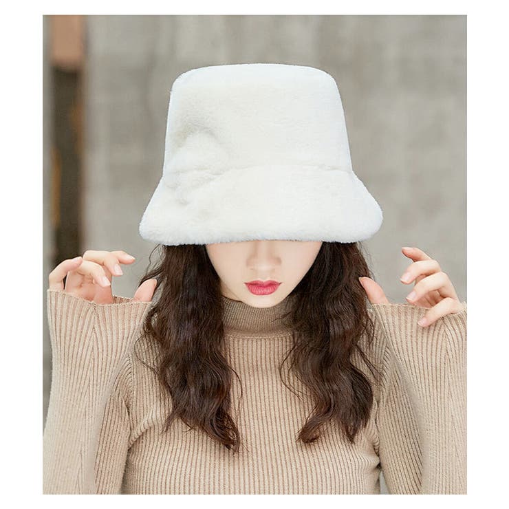 レディース帽子もこもこボアファーバケットハット韓国おしゃれファッションバケットハット可愛いダンス衣装